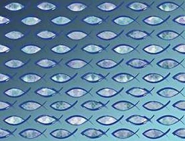 Gift wrap & tags - Ichthus fish - Blue - Image 2
