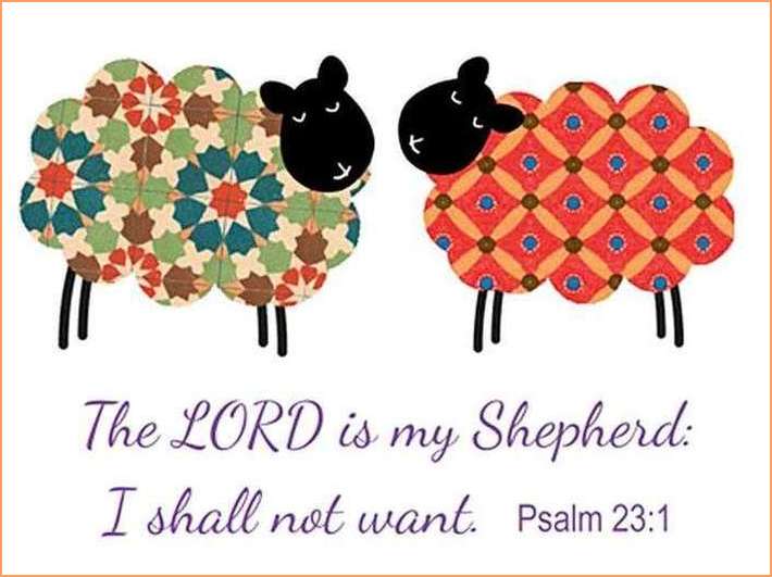 Gift wrap & tags - The Lord is my shepherd - tag - Buy Christian Books Online here